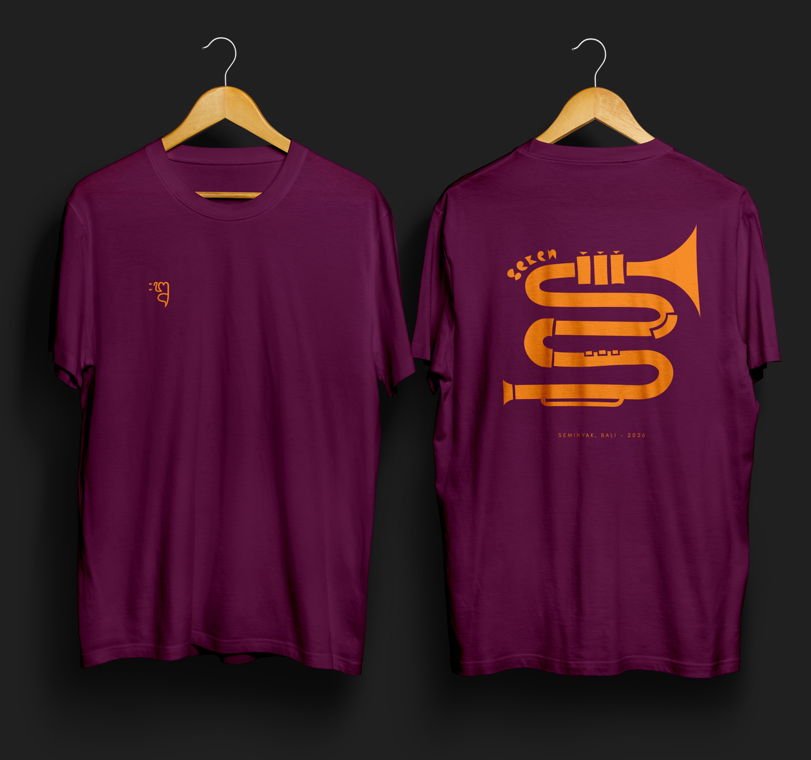Seken Signature Burgundy T-Shirt